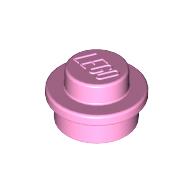 [New] Plate, Round 1 x 1 Straight Side, Bright Pink. /Lego. Parts. 4073